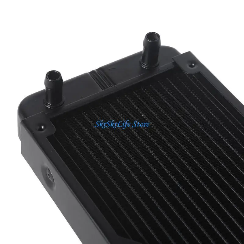 E65E G1/4 Thread 240mm Water Heat Exchanger Computer Aluminum Heat Radiator Heat Sink for Computer Water Cooling System