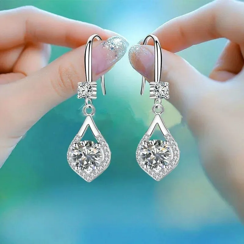 New 925 Sterling Silver Geometric Shape Earrings Simple high quality Women Earrings Birthday Gift for Friends Exquisite Jewelry
New 925 Sterling Silver Geometric Shape Earrings Simple high quality Women Earrings Birthday Gift for Friends Exquisite Jewelry