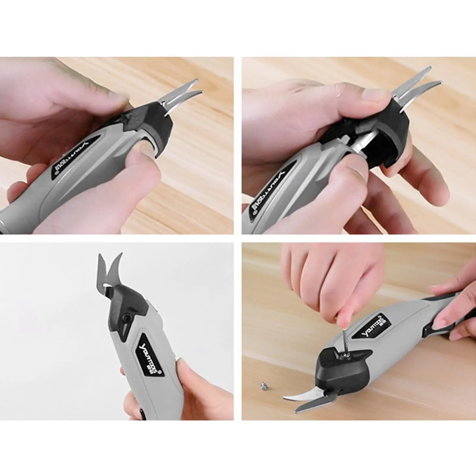 Электрические ножницы для ткани и резак для кожи/ковровых покрытий
Электрические ножницы для ткани и резак для кожи/ковровых покрытий