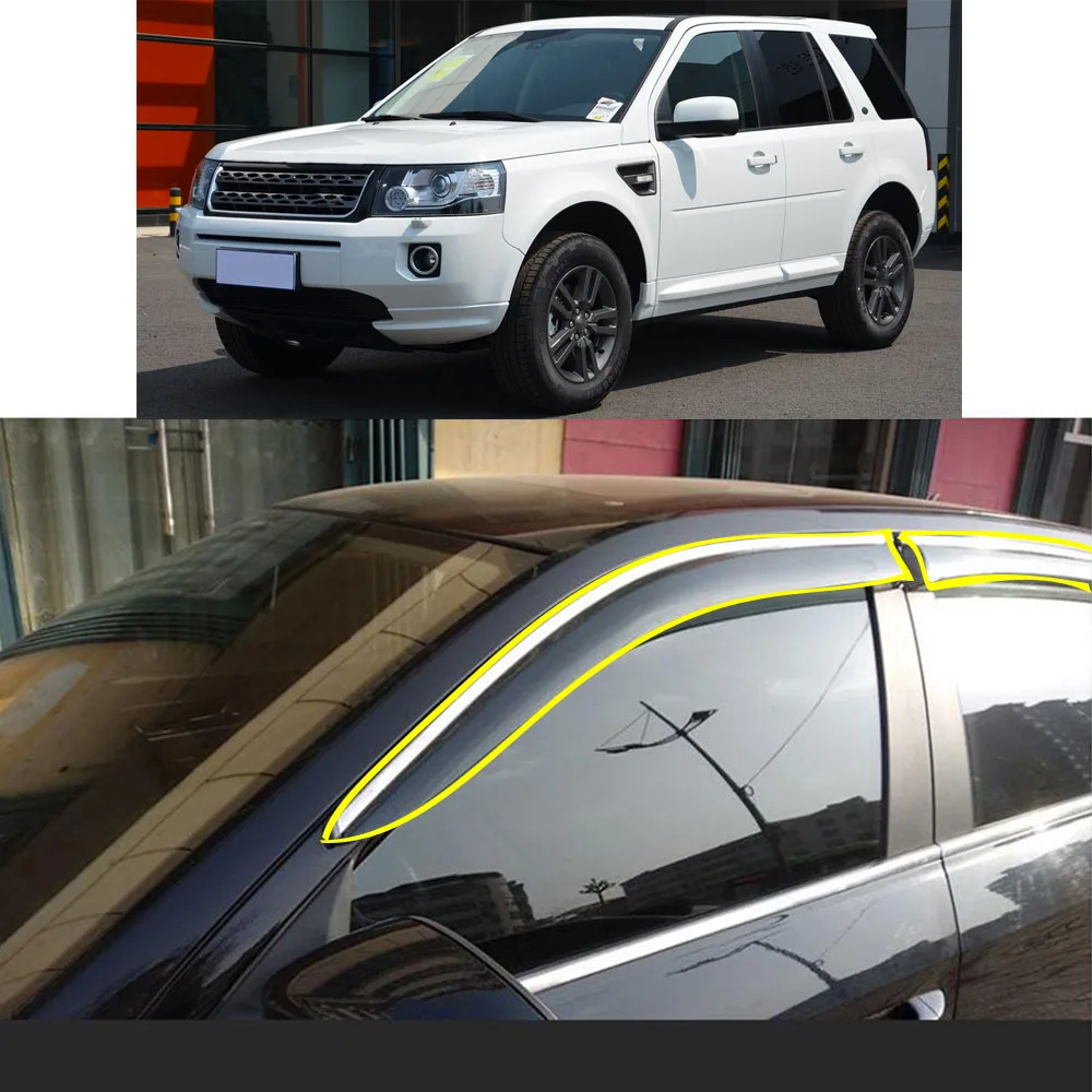 Car Sticker Plastic Window Glass Wind Visor Rain/Sun Guard Vent For LAND ROVER Freelander 2 2010 2011 2012 2013 2014 2015-2018
Car Sticker Plastic Window Glass Wind Visor Rain/Sun Guard Vent For LAND ROVER Freelander 2 2010 2011 2012 2013 2014 2015-2018