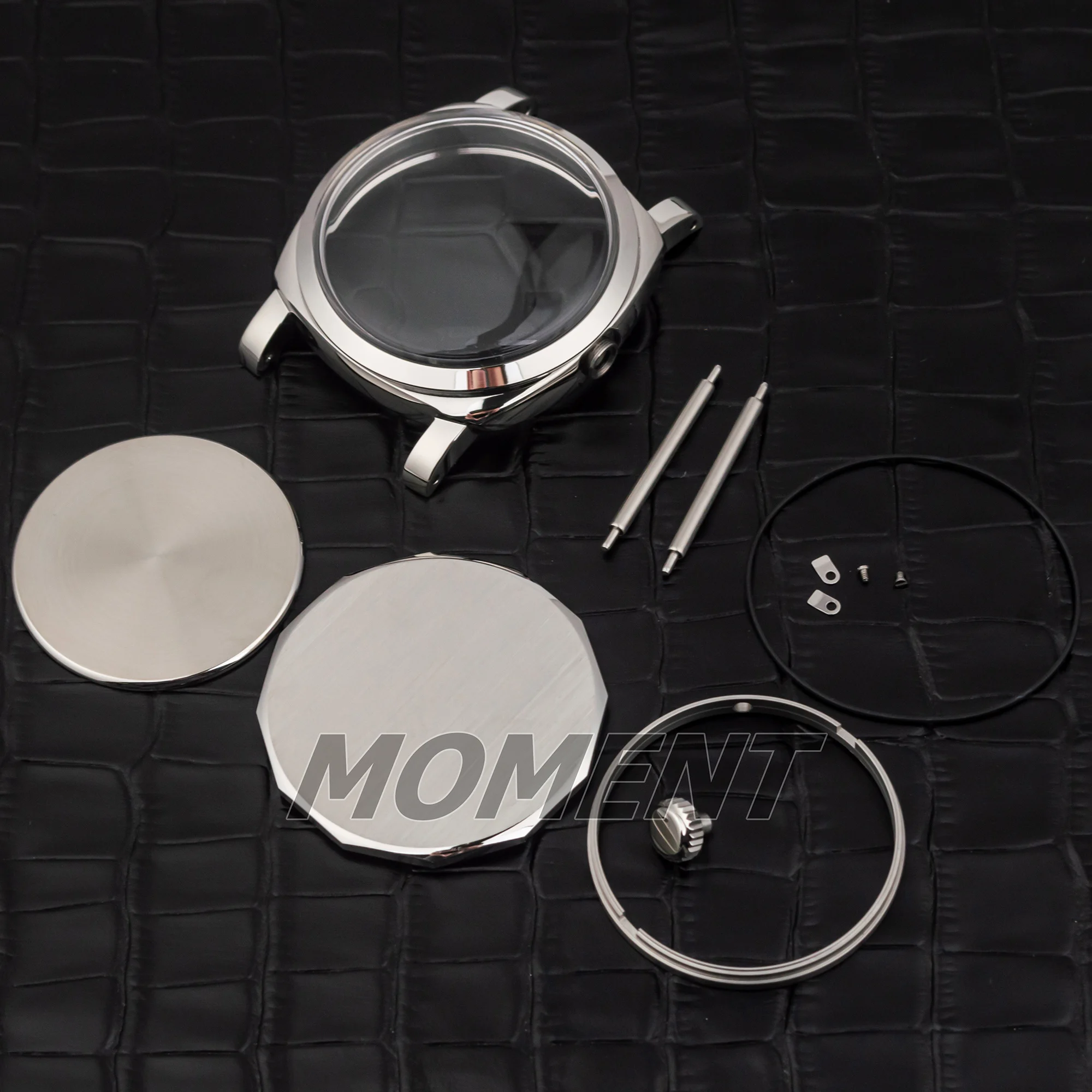 Watch Case for PAM6154 Stainless Steel Case Glass Bottom 100m Waterproof Watch Case Fit ETA 6497/6498/ST3600 Mechanical Movement
Watch Case for PAM6154 Stainless Steel Case Glass Bottom 100m Waterproof Watch Case Fit ETA 6497/6498/ST3600 Mechanical Movement