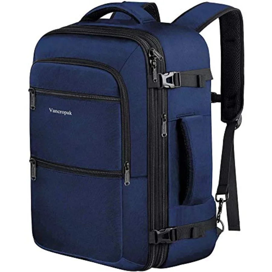 Carry On Backpack, Expandable Travel Backpack for Men/Women, 40L Airplane Approved Luggage Bag Business Weekender Bag, Lightwei
Carry On Backpack, Expandable Travel Backpack for Men/Women, 40L Airplane Approved Luggage Bag Business Weekender Bag, Lightwei