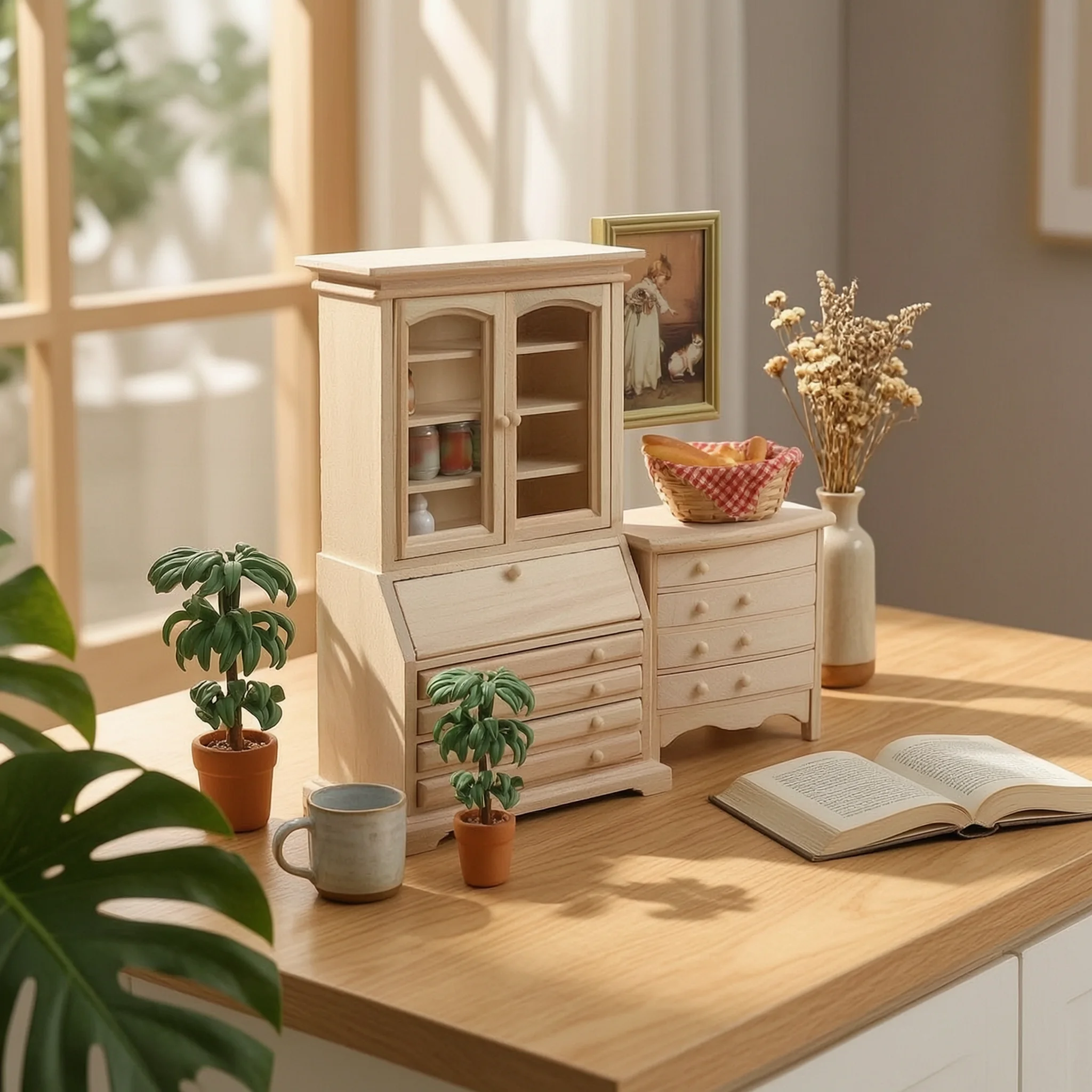 1:12 Scale Wooden Cupboard Double Door 1:12 Scale Cabinet Wooden Miniature Cabinet Clear Front Openings Dollhouse Storage Shelf
1:12 Scale Wooden Cupboard Double Door 1:12 Scale Cabinet Wooden Miniature Cabinet Clear Front Openings Dollhouse Storage Shelf