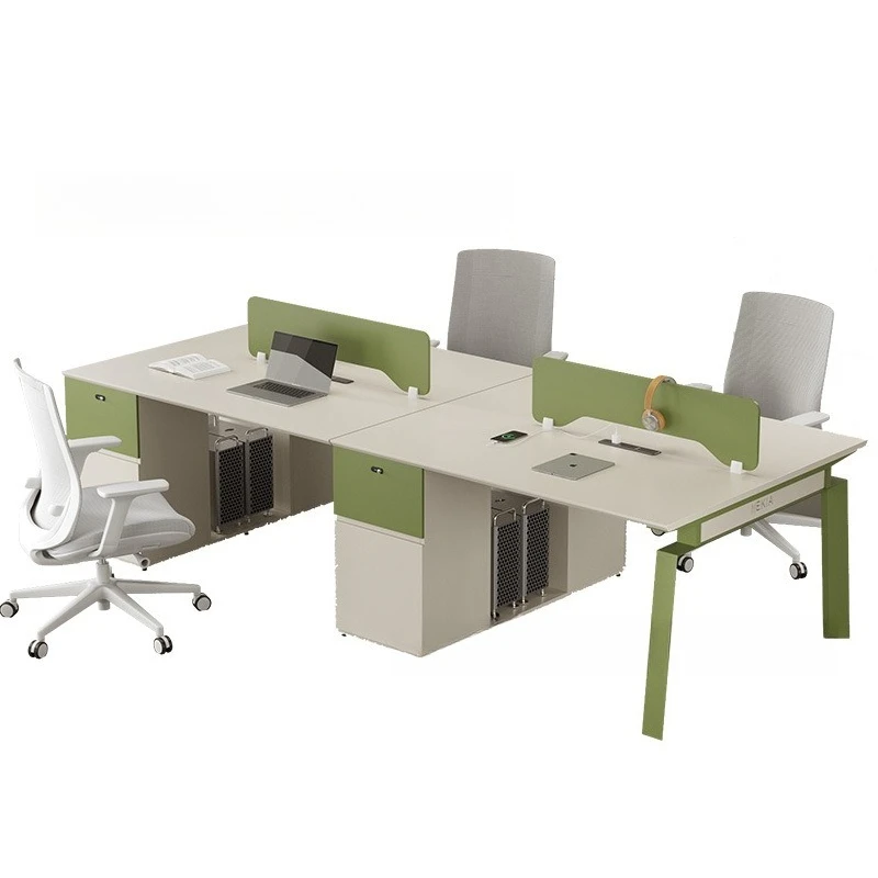 Company staff desk combination, modern simple workstation office desk and chair set
Company staff desk combination, modern simple workstation office desk and chair set