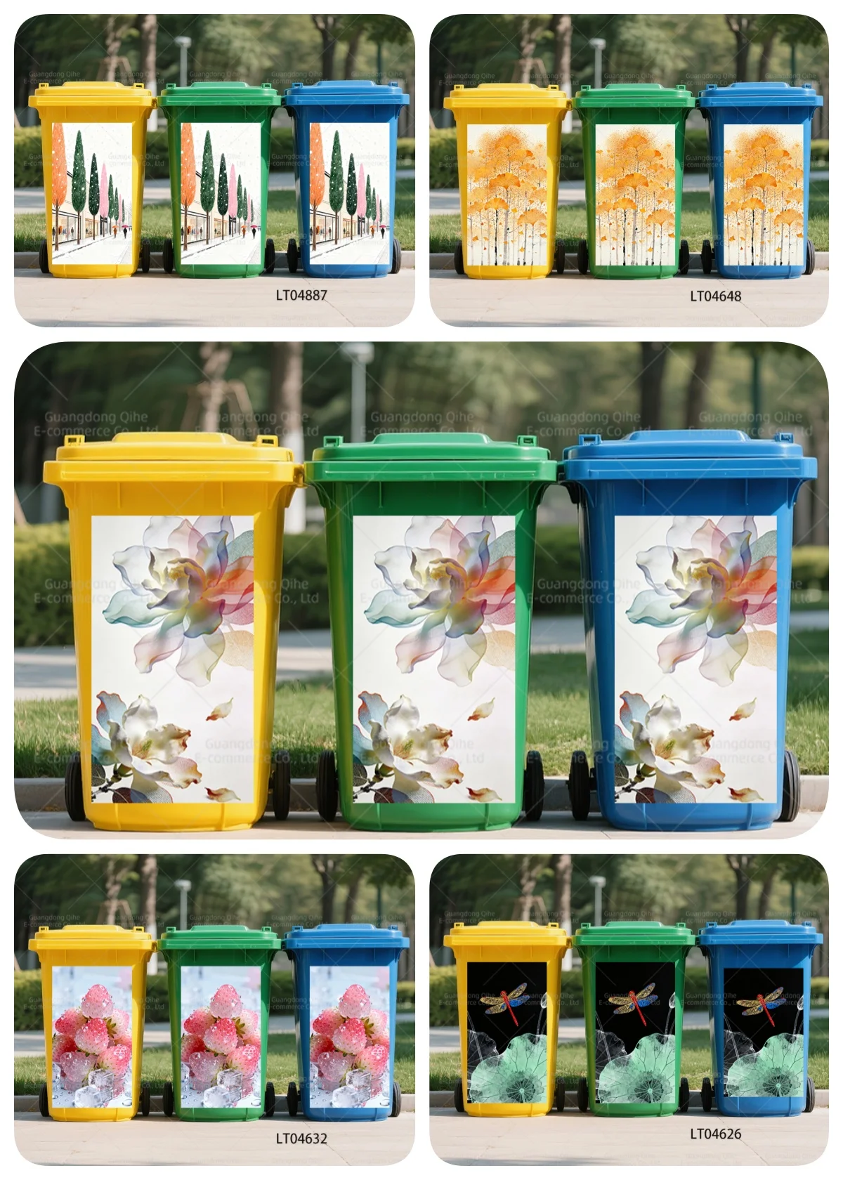 Flower Natural Scenery Art Mural Decals PVC Home Decoration Container Stickers Waterproof Special For Outdoor Trash Can Bin
Flower Natural Scenery Art Mural Decals PVC Home Decoration Container Stickers Waterproof Special For Outdoor Trash Can Bin