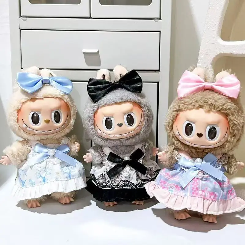 Labubu I II Dolls Clothes Cute Blue Sea's Daughter Princess Dress Sitting Party 15cm/17cm Labubu Clothing Plush Doll'S Clothes
Labubu I II Dolls Clothes Cute Blue Sea's Daughter Princess Dress Sitting Party 15cm/17cm Labubu Clothing Plush Doll'S Clothes