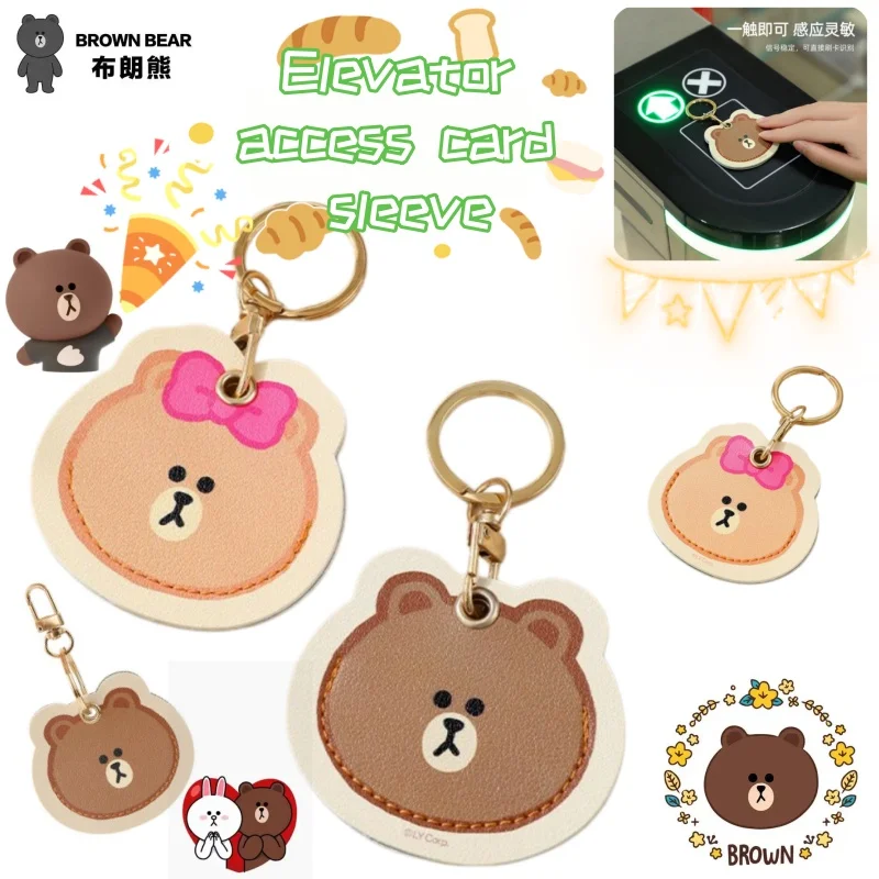 Brown BearConyChoco AnimeCartoon Cute Scratch-resistant andScuff-resistant Ladies' Card Holder KeychainElevator AccessCard Cover
Brown BearConyChoco AnimeCartoon Cute Scratch-resistant andScuff-resistant Ladies' Card Holder KeychainElevator AccessCard Cover