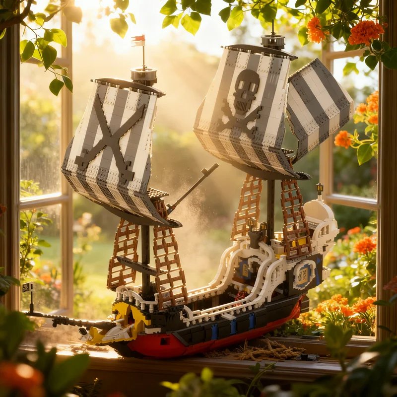 4109pcs MOC Deluxe Redbeard Runner Pirates I Model Building Blocks Construction Christmas Gifts Toy Creative DIY Idea Assemble
4109pcs MOC Deluxe Redbeard Runner Pirates I Model Building Blocks Construction Christmas Gifts Toy Creative DIY Idea Assemble