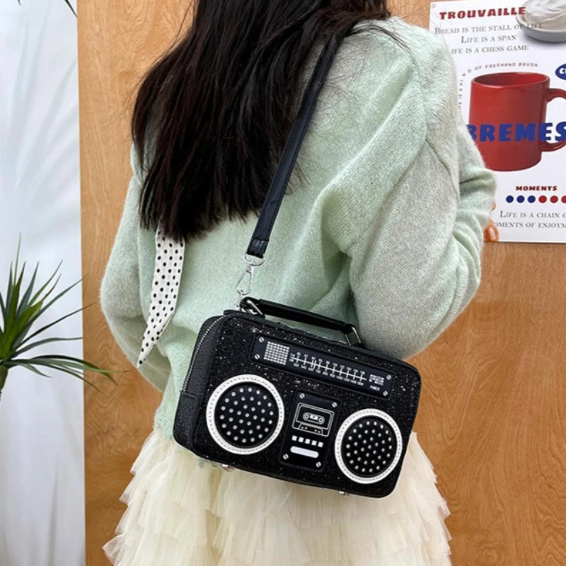 Creative Radio Design Handbag, Vintage Mini Crossbody Bag, Niche Design Box Bag & Square Purse Fast Shipment
Creative Radio Design Handbag, Vintage Mini Crossbody Bag, Niche Design Box Bag & Square Purse Fast Shipment