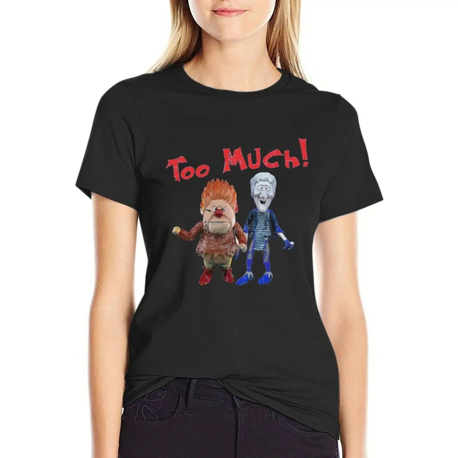 Heat Miser and Snow Miser from The Year Without a Santa T-Shirt sports fans Female clothing western t shirts for Women
Heat Miser and Snow Miser from The Year Without a Santa T-Shirt sports fans Female clothing western t shirts for Women