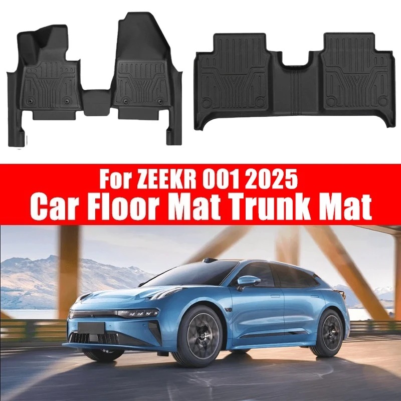 Коврики TPE для ZEEKR 001 2025 Прочные водонепроницаемые и нескользящие всепогодные автомобильные коврики с левым рулем Детали салона автомобиля 
Коврики TPE для ZEEKR 001 2025 Прочные водонепроницаемые и нескользящие всепогодные автомобильные коврики с левым рулем Детали салона автомобиля