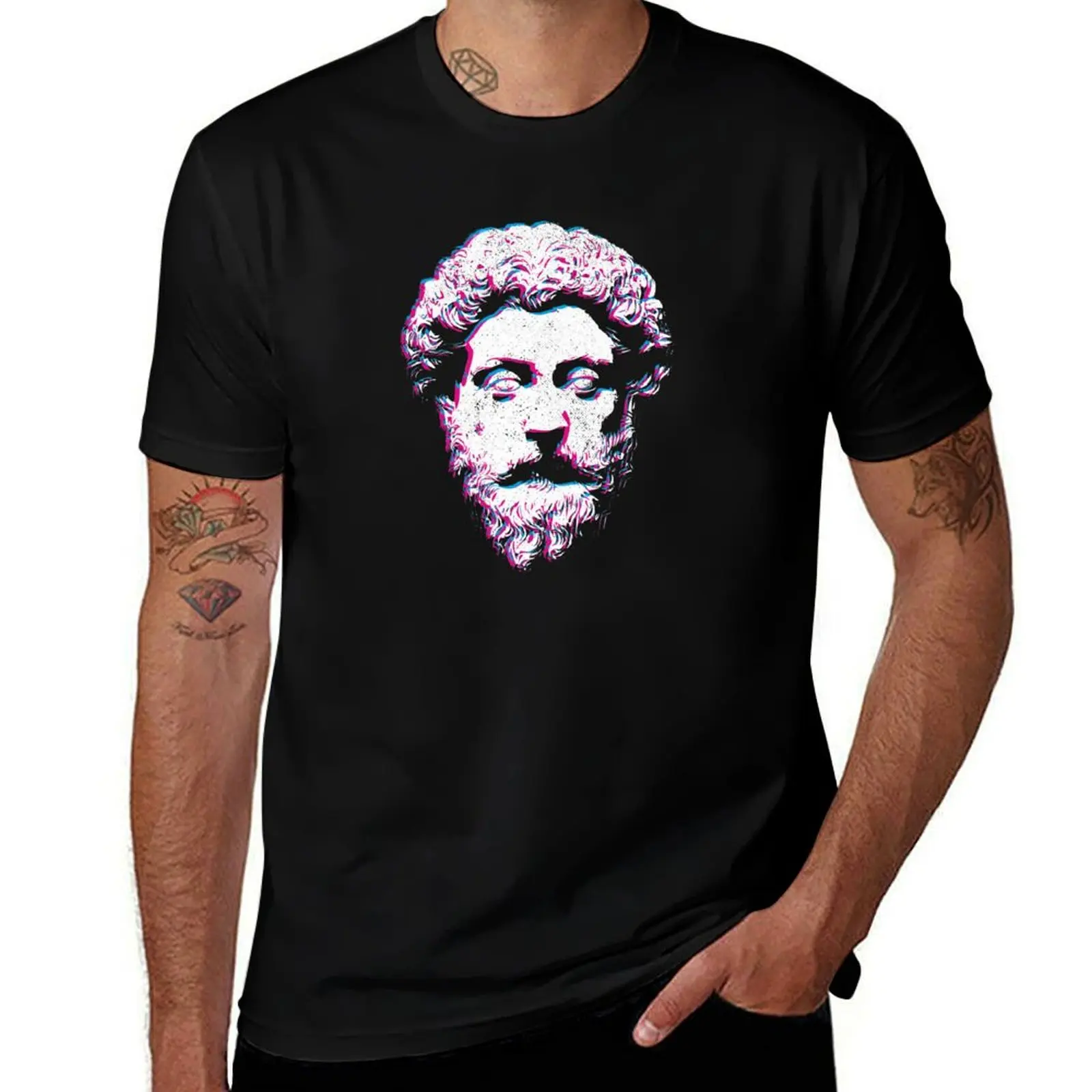 Stoicism Philosopher King Marcus Aurelius Glitch Effect T-Shirt Blouse customizeds graphic tee shirt mens vintage t shirts
Stoicism Philosopher King Marcus Aurelius Glitch Effect T-Shirt Blouse customizeds graphic tee shirt mens vintage t shirts