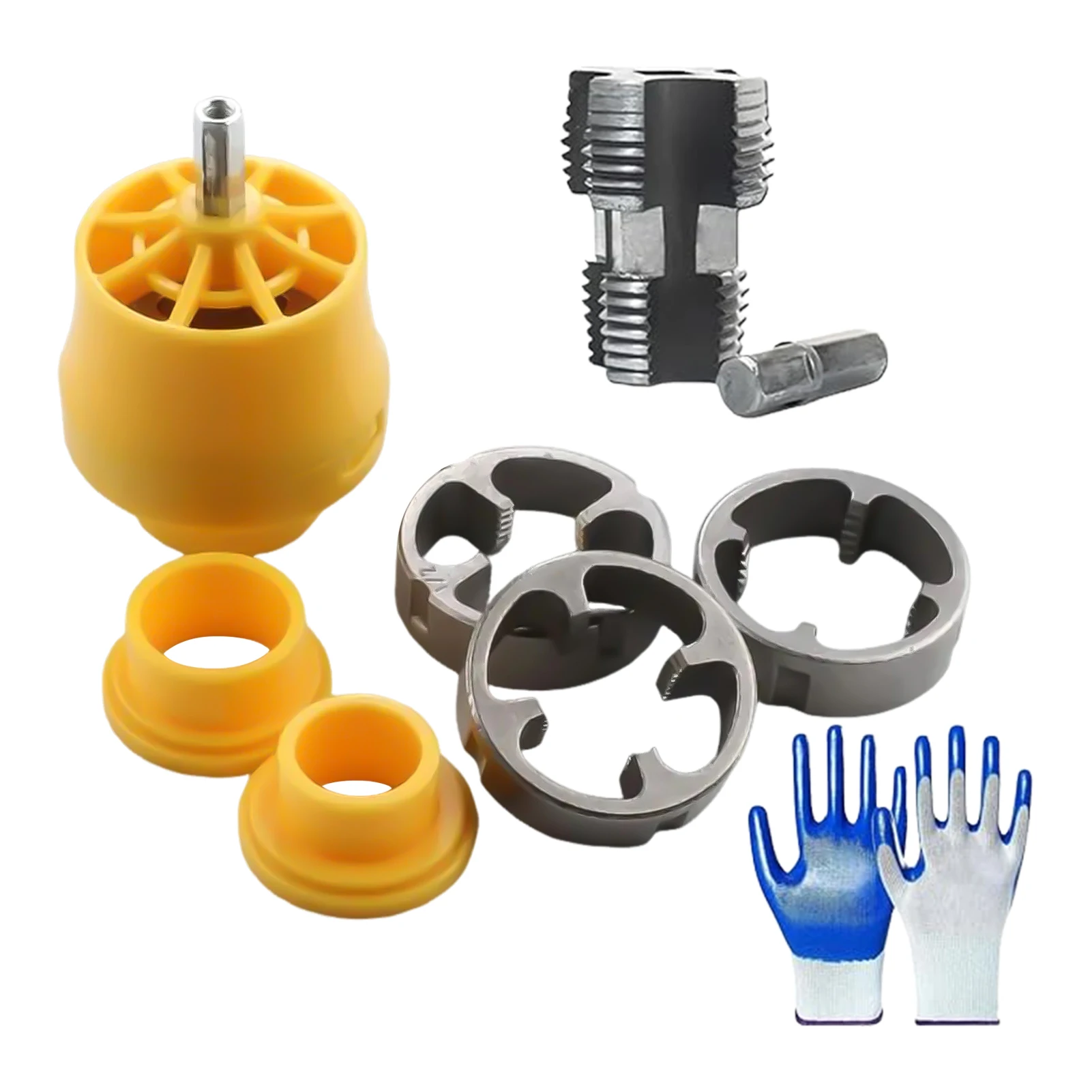 Universal Plastic Tap Die Set Electric Water Pipe Threading Tool Repair Replacement Accessories For Household Water Pipes
Universal Plastic Tap Die Set Electric Water Pipe Threading Tool Repair Replacement Accessories For Household Water Pipes