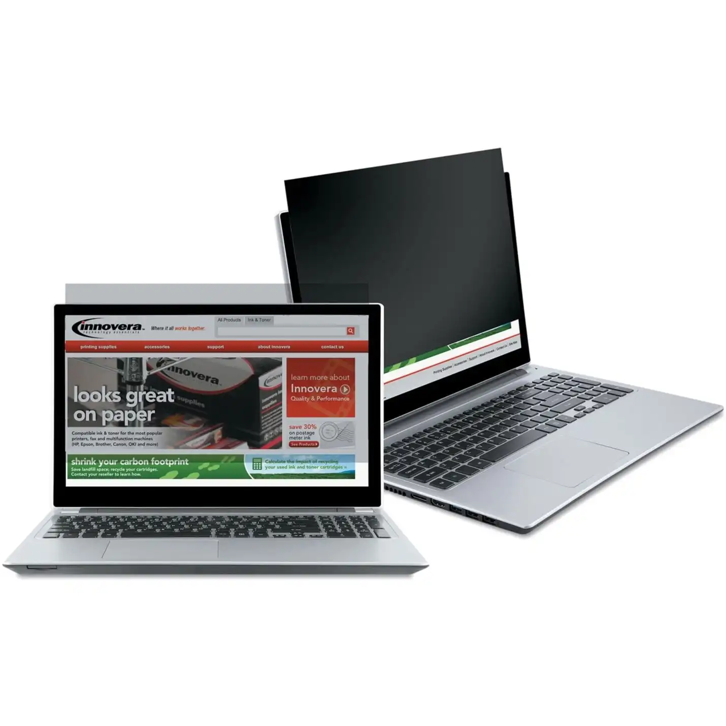 Innovera IVRBLF140W 16:9, светоотражающий фильтр для конфиденциальности, 14 дюймов Широкоформатный ноутбук
Innovera IVRBLF140W 16:9, светоотражающий фильтр для конфиденциальности, 14 дюймов Широкоформатный ноутбук