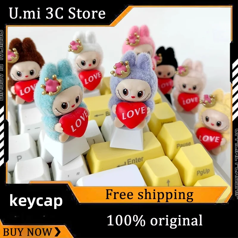 Labubu love love sitting theme keycap single diy ABS mechanical keyboard creative cute anime ornaments decoration gift keycap
Labubu love love sitting theme keycap single diy ABS mechanical keyboard creative cute anime ornaments decoration gift keycap