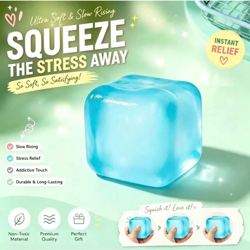Best Seller | Blue Soft Malt Squeeze Toy, Adult Stress Relief Transparent Desk Fidget Toy
Best Seller | Blue Soft Malt Squeeze Toy, Adult Stress Relief Transparent Desk Fidget Toy