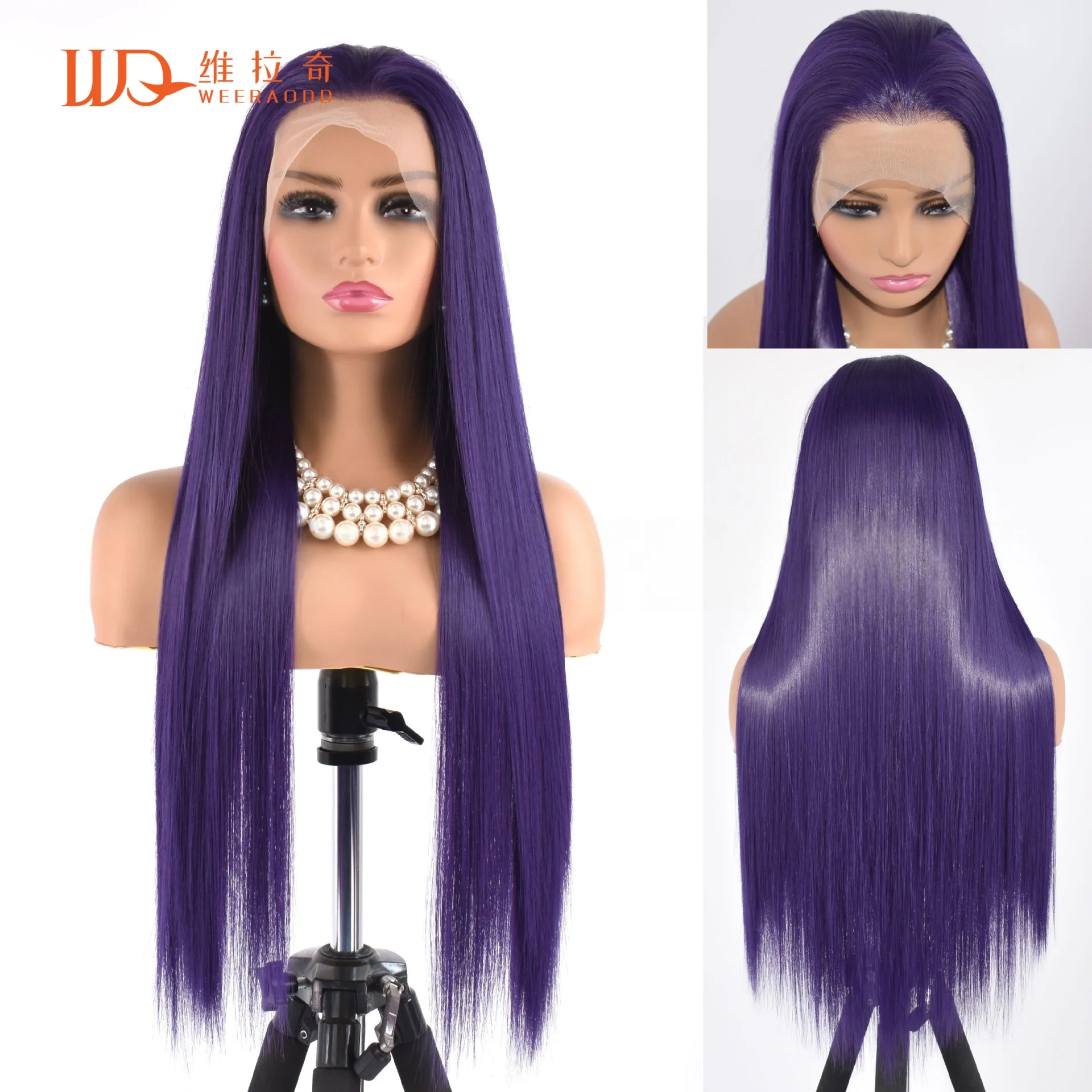 Royal Purple Synthetic Lace Front Wig for Women Long Straight Light Purple Frontal Lace Wig Heat Resistant Fiber Hair Wigs
Royal Purple Synthetic Lace Front Wig for Women Long Straight Light Purple Frontal Lace Wig Heat Resistant Fiber Hair Wigs