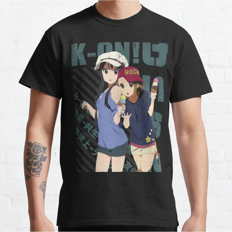 K-ON ! Cute Anime girls Manga otaku Short-sleeve crewneck T-shirt for men large size Adult Tops S-6xl
K-ON ! Cute Anime girls Manga otaku Short-sleeve crewneck T-shirt for men large size Adult Tops S-6xl