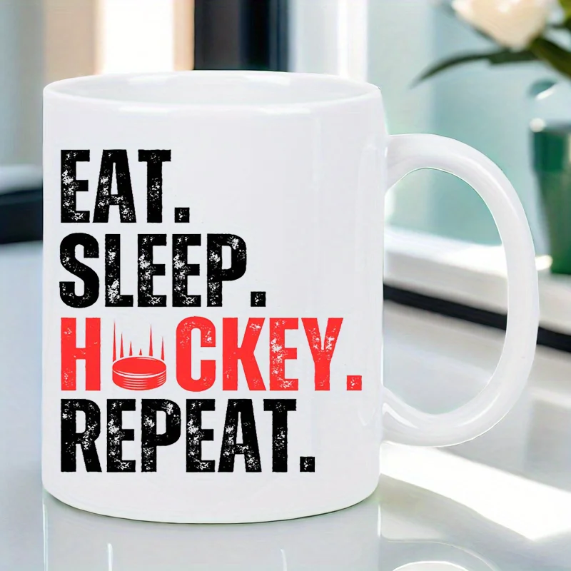 HOCKEY REPEAT Керамическая кофейная кружка на 11 унций — многоразовая, Insulted, кружка «Trvel», только Hnd-Wsh — идеально подходит для любителей кофе, мужчин и женщин, белая
HOCKEY REPEAT Керамическая кофейная кружка на 11 унций — многоразовая, Insulted, кружка «Trvel», только Hnd-Wsh — идеально подходит для любителей кофе, мужчин и женщин, белая