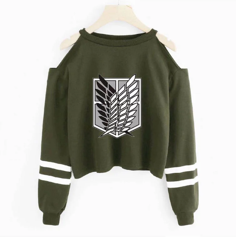 Attack On Titan Sweatshirt Girls Harajuku High Quality Long Sleeves Cotton Hoodie Womens Off Shoulder
Attack On Titan Sweatshirt Girls Harajuku High Quality Long Sleeves Cotton Hoodie Womens Off Shoulder