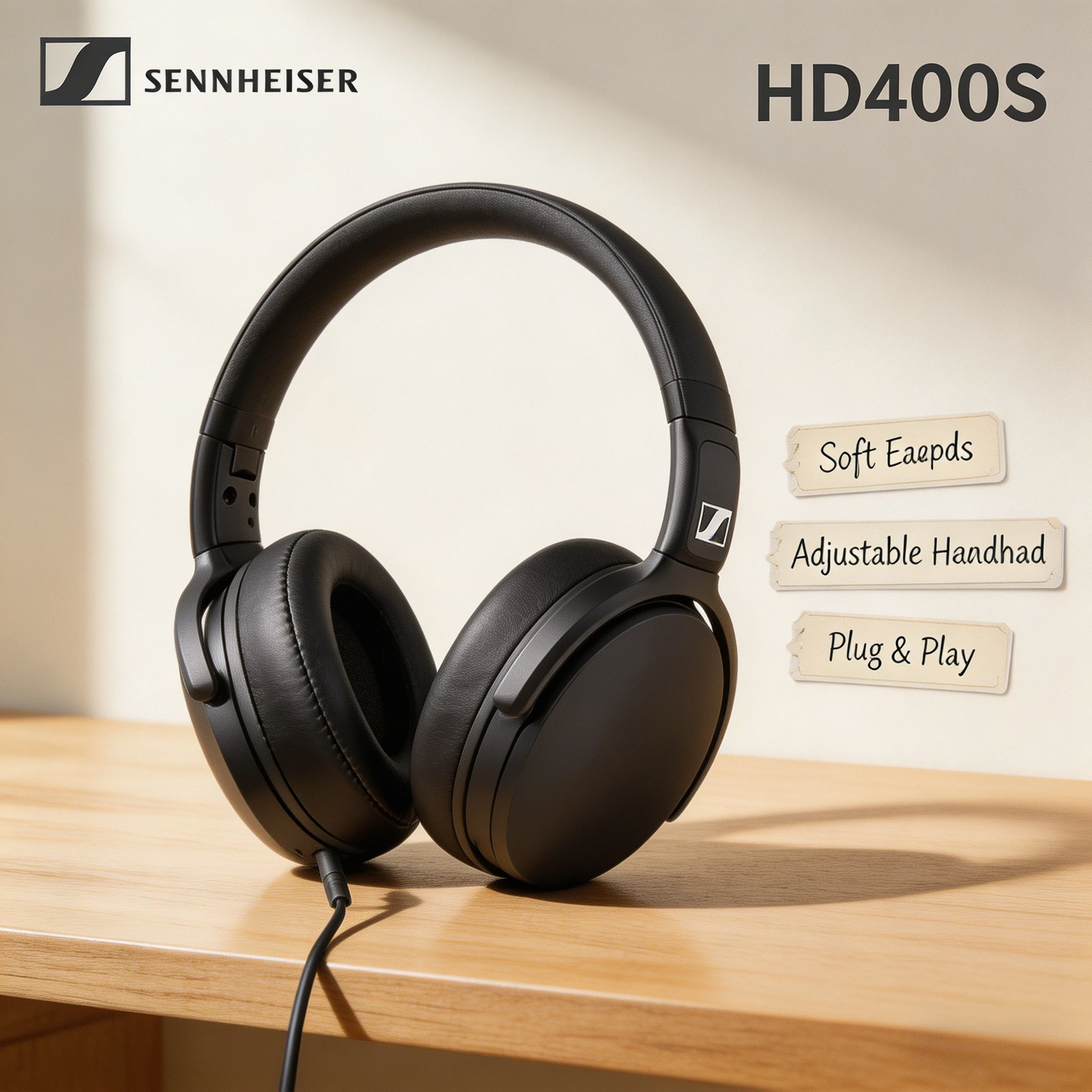 Проводные наушники Sennheiser HD 400S, оригинальные, с шумоизоляцией, стереозвуком, глубокими басами, складные, с микрофоном, накладные, для смартфона и путешествий
Проводные наушники Sennheiser HD 400S, оригинальные, с шумоизоляцией, стереозвуком, глубокими басами, складные, с микрофоном, накладные, для смартфона и путешествий
