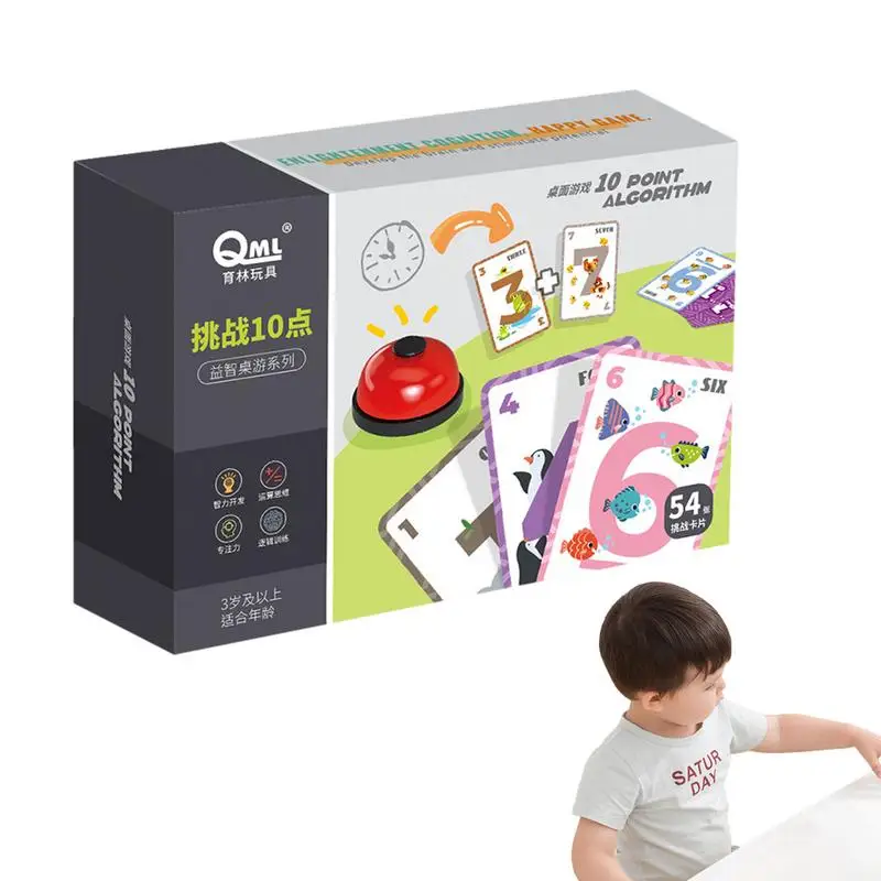 Educational Board Game Math Mental Arithmetic Learning Cards Early Education Math Brain Game Learning Cards Bells Learning gift
Educational Board Game Math Mental Arithmetic Learning Cards Early Education Math Brain Game Learning Cards Bells Learning gift