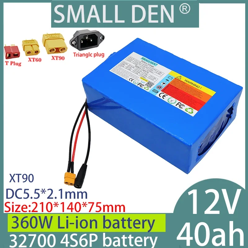 12.8V 40Ah Lifepo4 battery pack 32700 4S6P for uninterruptible power supply, solar storage power supply 12V, built-in 30A BMS
12.8V 40Ah Lifepo4 battery pack 32700 4S6P for uninterruptible power supply, solar storage power supply 12V, built-in 30A BMS