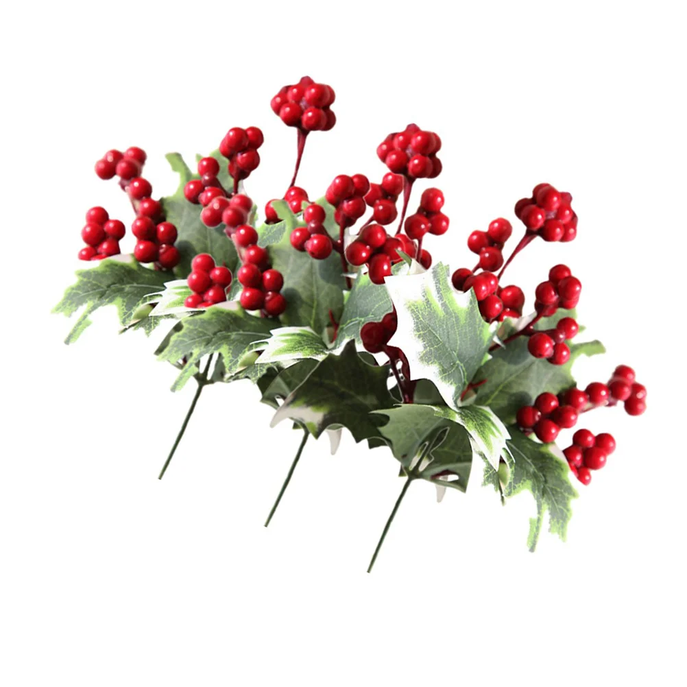 3Pcs Simulation Bouquet Artificial Berry Branches Lifelike Home Decor for Rustic Wedding Party Room Decoration Faux Flowers
3Pcs Simulation Bouquet Artificial Berry Branches Lifelike Home Decor for Rustic Wedding Party Room Decoration Faux Flowers