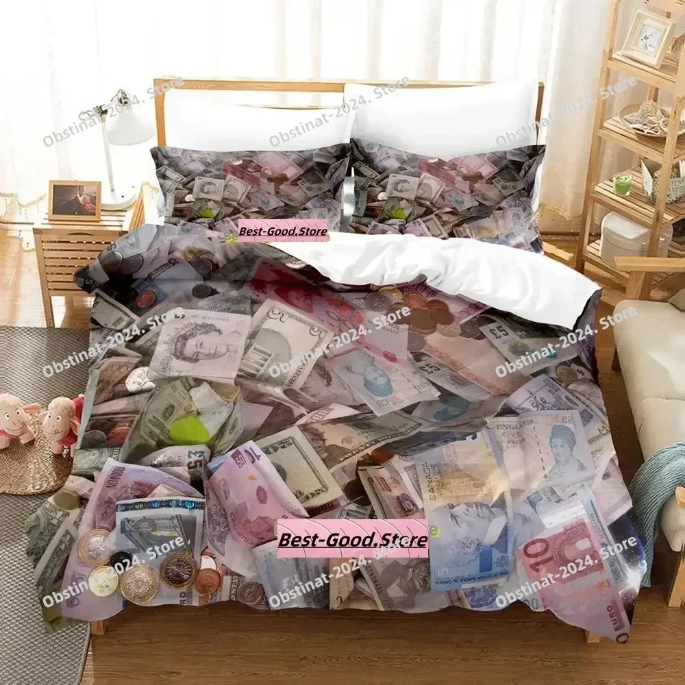 New Money Bedding Set Single Twin Full Queen King Size Bed Set Adult Kid Bedroom Duvetcover Sets Anime parure de lit Bed
New Money Bedding Set Single Twin Full Queen King Size Bed Set Adult Kid Bedroom Duvetcover Sets Anime parure de lit Bed