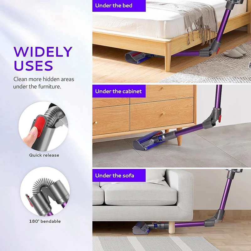 Best Foldable Extension Wand Compatible for Dyson V7V8V10 V11 V15 Cordless Vacuum Accessories, Quick Release Wand Replacement
Best Foldable Extension Wand Compatible for Dyson V7V8V10 V11 V15 Cordless Vacuum Accessories, Quick Release Wand Replacement