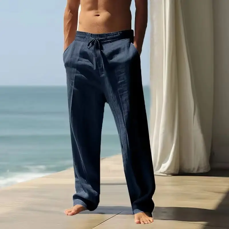 8 solid color pants European and American autumn men's hip-hop breathable cotton linen loose casual pants outdoor hiking sports
8 solid color pants European and American autumn men's hip-hop breathable cotton linen loose casual pants outdoor hiking sports