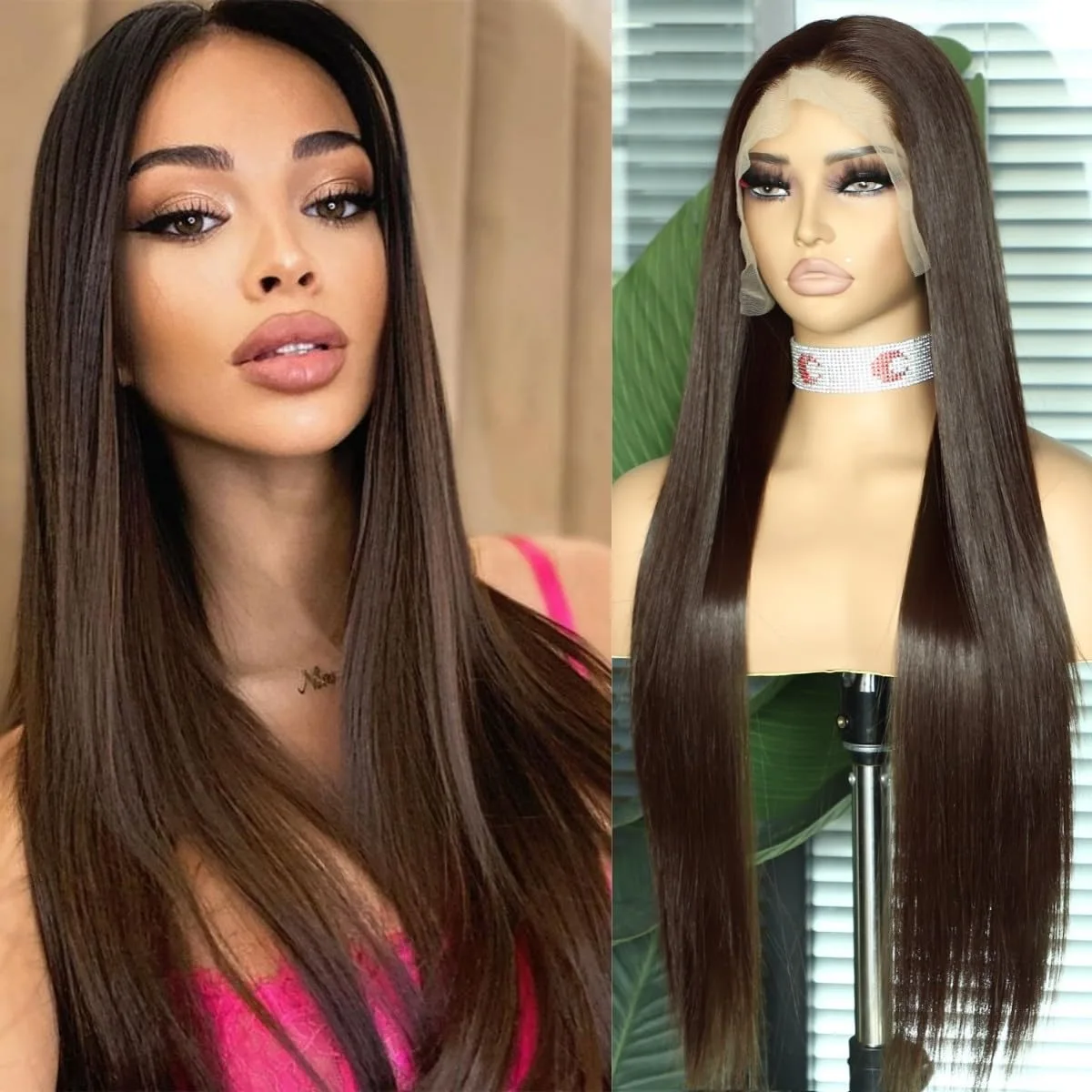 Темно-коричневые парики, прямой кружевной фронтальный парик 13x4 HD, бесклеевые парики, синтетические натуральные волосы, повседневная одежда, распродажа
Темно-коричневые парики, прямой кружевной фронтальный парик 13x4 HD, бесклеевые парики, синтетические натуральные волосы, повседневная одежда, распродажа