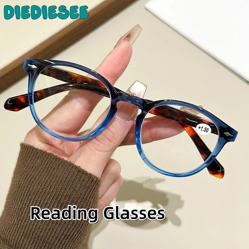 DIEDIESEE New Women's Round Frame Reading Glasses Fashion Men's Presbyopia Glasses High Quality Flat Light Glasses AS3331
DIEDIESEE New Women's Round Frame Reading Glasses Fashion Men's Presbyopia Glasses High Quality Flat Light Glasses AS3331