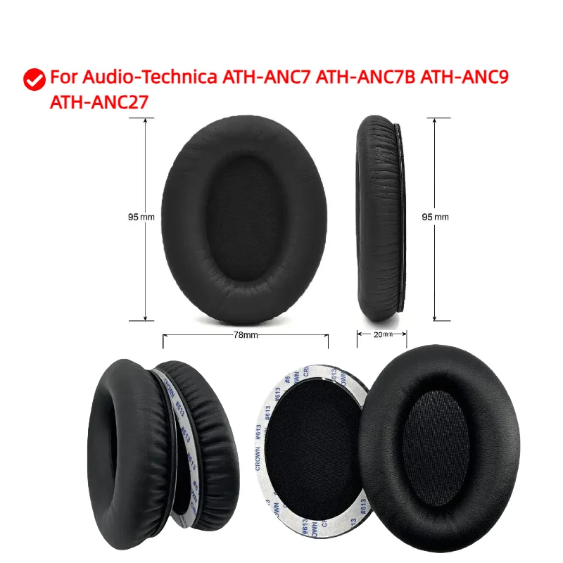 Ear Pads For Audio-Technica ATH-ANC7 ATH-ANC7B ATH-ANC9 ATH-ANC27 Headphones Headset Replacement Cups Memory Foam Cushions
Ear Pads For Audio-Technica ATH-ANC7 ATH-ANC7B ATH-ANC9 ATH-ANC27 Headphones Headset Replacement Cups Memory Foam Cushions