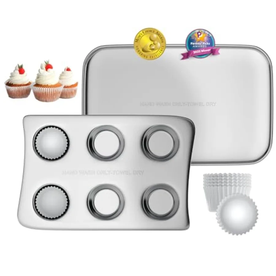 ' Oven Pan Set for Easy Bake Ultimate Oven Includes Cupcake, Rectangular Bake Pans and 75 Liners 15 MORE THAN OTHERS Accessorie
' Oven Pan Set for Easy Bake Ultimate Oven Includes Cupcake, Rectangular Bake Pans and 75 Liners 15 MORE THAN OTHERS Accessorie