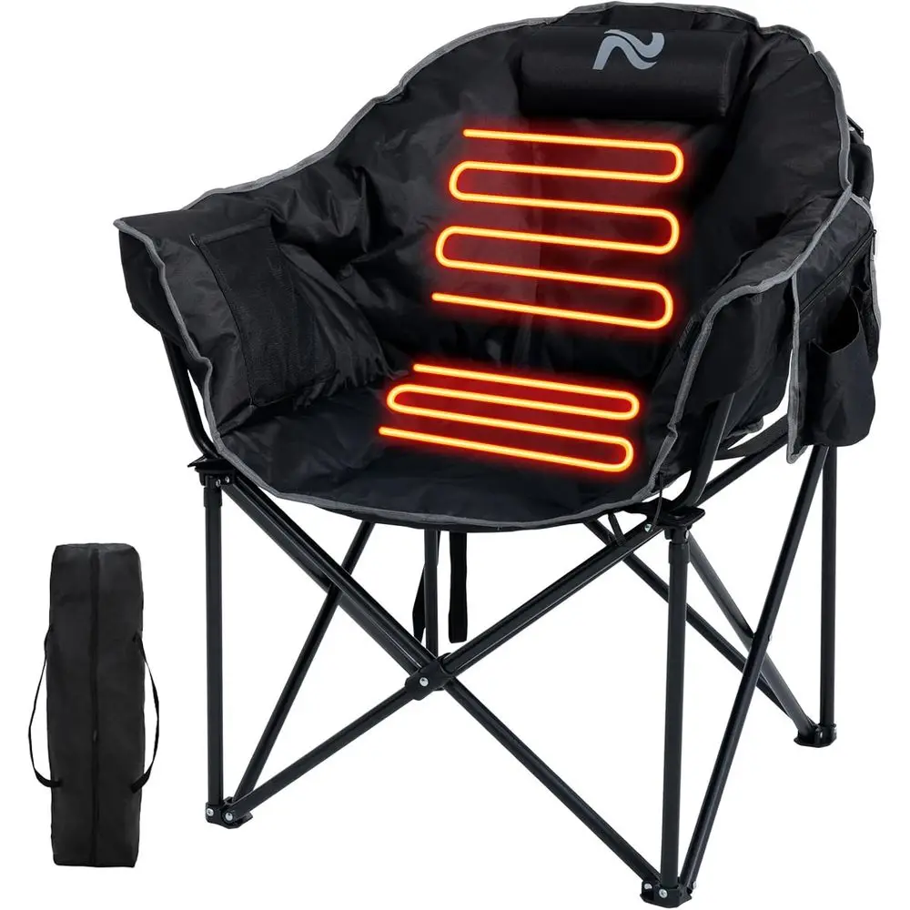 Cozy Outdoor Heated Chairs for Camping, Oversized Padded Seats with Heating for Sports and Patio Use
Cozy Outdoor Heated Chairs for Camping, Oversized Padded Seats with Heating for Sports and Patio Use