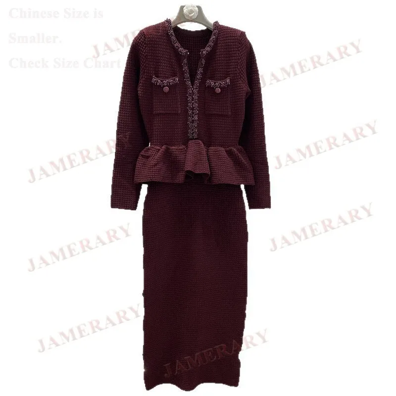 Брендовое осеннее искусственное двухсекционное вязаное длинное платье, женское зимнее платье с длинными рукавами и кисточками из бисера, платья-карандаш-футляр миди
Брендовое осеннее искусственное двухсекционное вязаное длинное платье, женское зимнее платье с длинными рукавами и кисточками из бисера, платья-карандаш-футляр миди