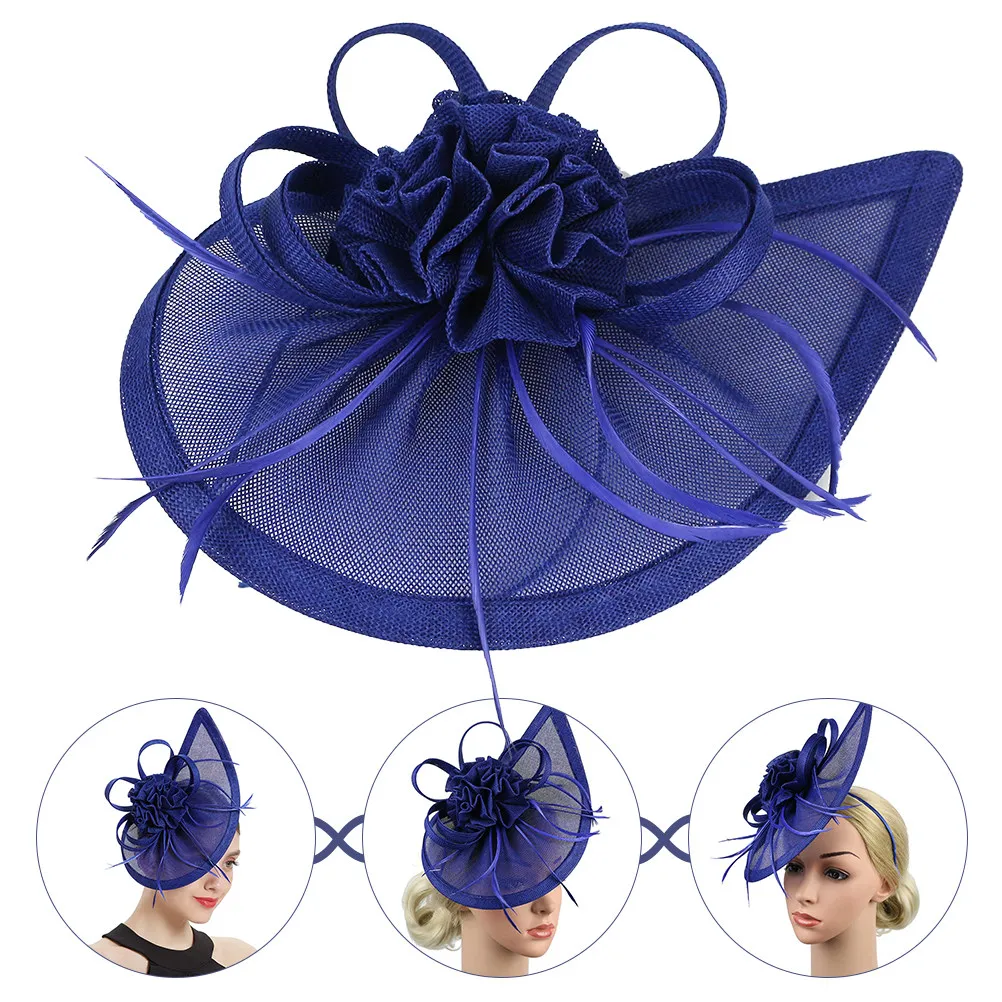 Fashion Retro Bride Tops Hat with Pretty Color Decorative Fascinator for Wedding Bridal Evening Party Tea Party Hats
Fashion Retro Bride Tops Hat with Pretty Color Decorative Fascinator for Wedding Bridal Evening Party Tea Party Hats