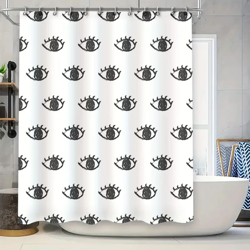 Black White Eye Pattern Shower Curtain Waterproof Bathroom Decor Home Textiles (270x180cm)
Black White Eye Pattern Shower Curtain Waterproof Bathroom Decor Home Textiles (270x180cm)