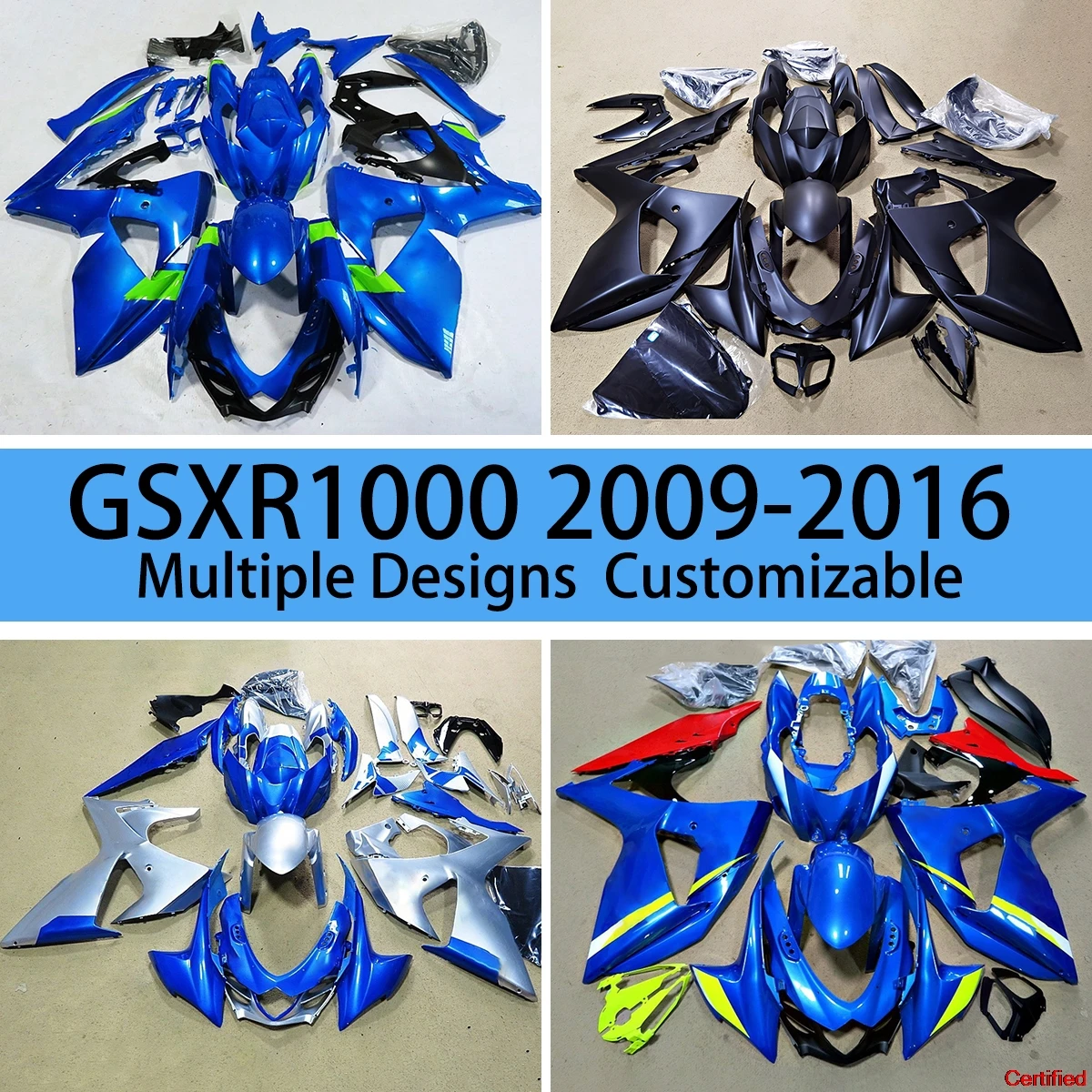 Комплект обтекателя велосипеда GSXR1000 2009-2016, модель, аксессуары для мотоциклов, обтекатели для Suzuki GSXR1000 09-16, литые под давлением
Комплект обтекателя велосипеда GSXR1000 2009-2016, модель, аксессуары для мотоциклов, обтекатели для Suzuki GSXR1000 09-16, литые под давлением