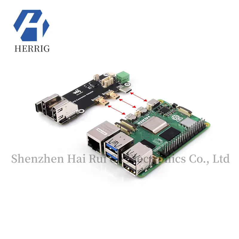 Raspberry Pi 4B/5 HDMI adapter board Micro HDMI to 4K output standard HDMI interface expansion board
Raspberry Pi 4B/5 HDMI adapter board Micro HDMI to 4K output standard HDMI interface expansion board