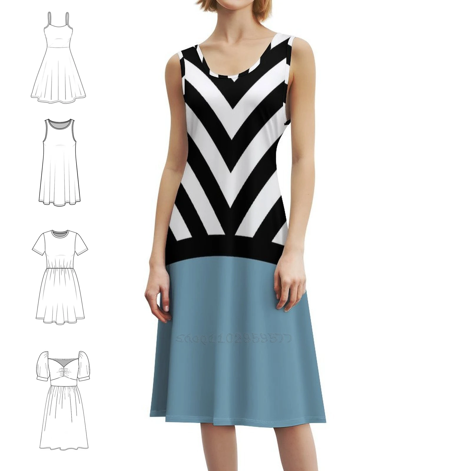 Powder Blue V Stripes Sexy Vacation Dress For Women Beach Party Birthday Mini Dress Oddpop Pattern Design Zig Zag Black And
Powder Blue V Stripes Sexy Vacation Dress For Women Beach Party Birthday Mini Dress Oddpop Pattern Design Zig Zag Black And