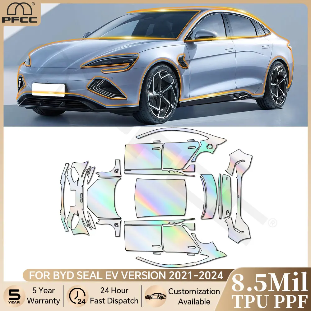 For BYD Seal EV Version 2021-2024 TPU Paint Protection Film Anti-scratch Car Body Pre-cut PPF Clear Bra Resistant Invisible Kit
For BYD Seal EV Version 2021-2024 TPU Paint Protection Film Anti-scratch Car Body Pre-cut PPF Clear Bra Resistant Invisible Kit