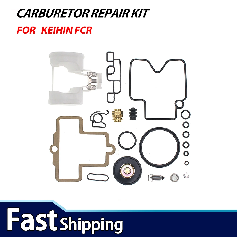 For Keihin FCR Slant Body Carburetor Repair Kit Carb Rebuild Set 28 32 33 35 37 39 41mm Gaskets O-Rings
For Keihin FCR Slant Body Carburetor Repair Kit Carb Rebuild Set 28 32 33 35 37 39 41mm Gaskets O-Rings