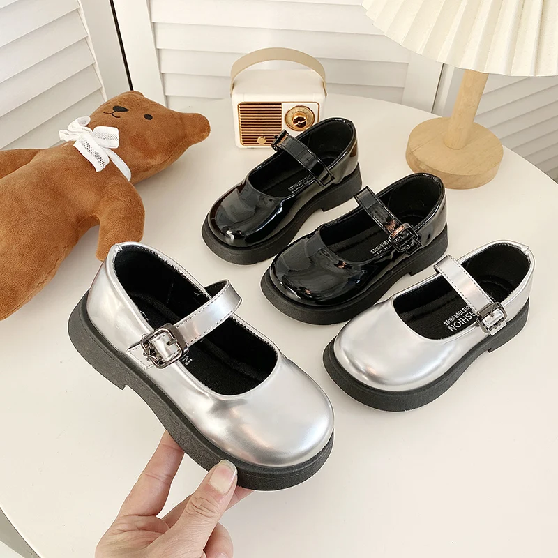 Children Fashion Princess Mary Jane Shoes Glossy Black Girl Leather Shoes School Performance Versatile Kids Causal Uniform Shoes
Children Fashion Princess Mary Jane Shoes Glossy Black Girl Leather Shoes School Performance Versatile Kids Causal Uniform Shoes