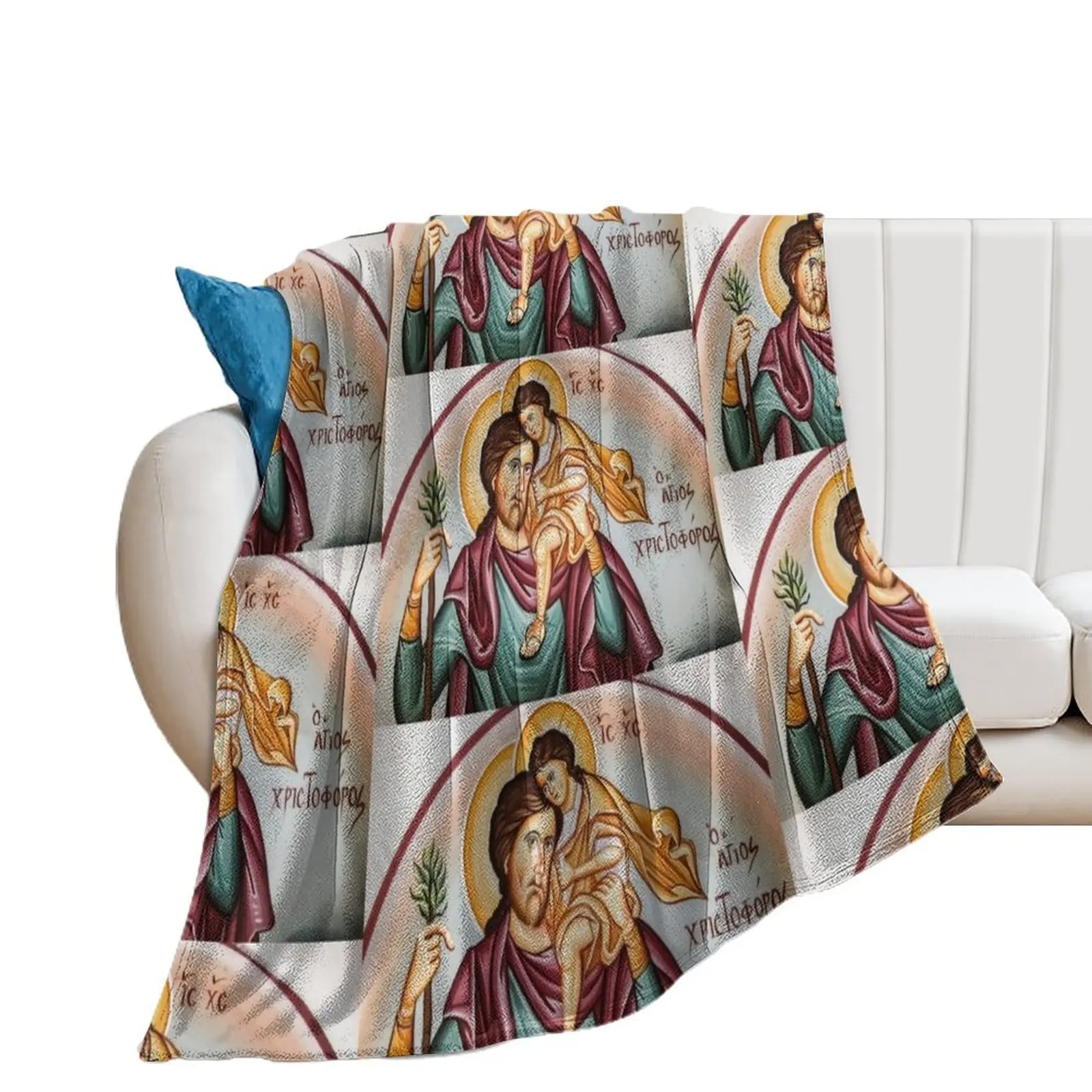 Saint Christopher Throw Blanket Blankets For Baby Extra Large Throw Decorative Beds funny gift Blankets
Saint Christopher Throw Blanket Blankets For Baby Extra Large Throw Decorative Beds funny gift Blankets