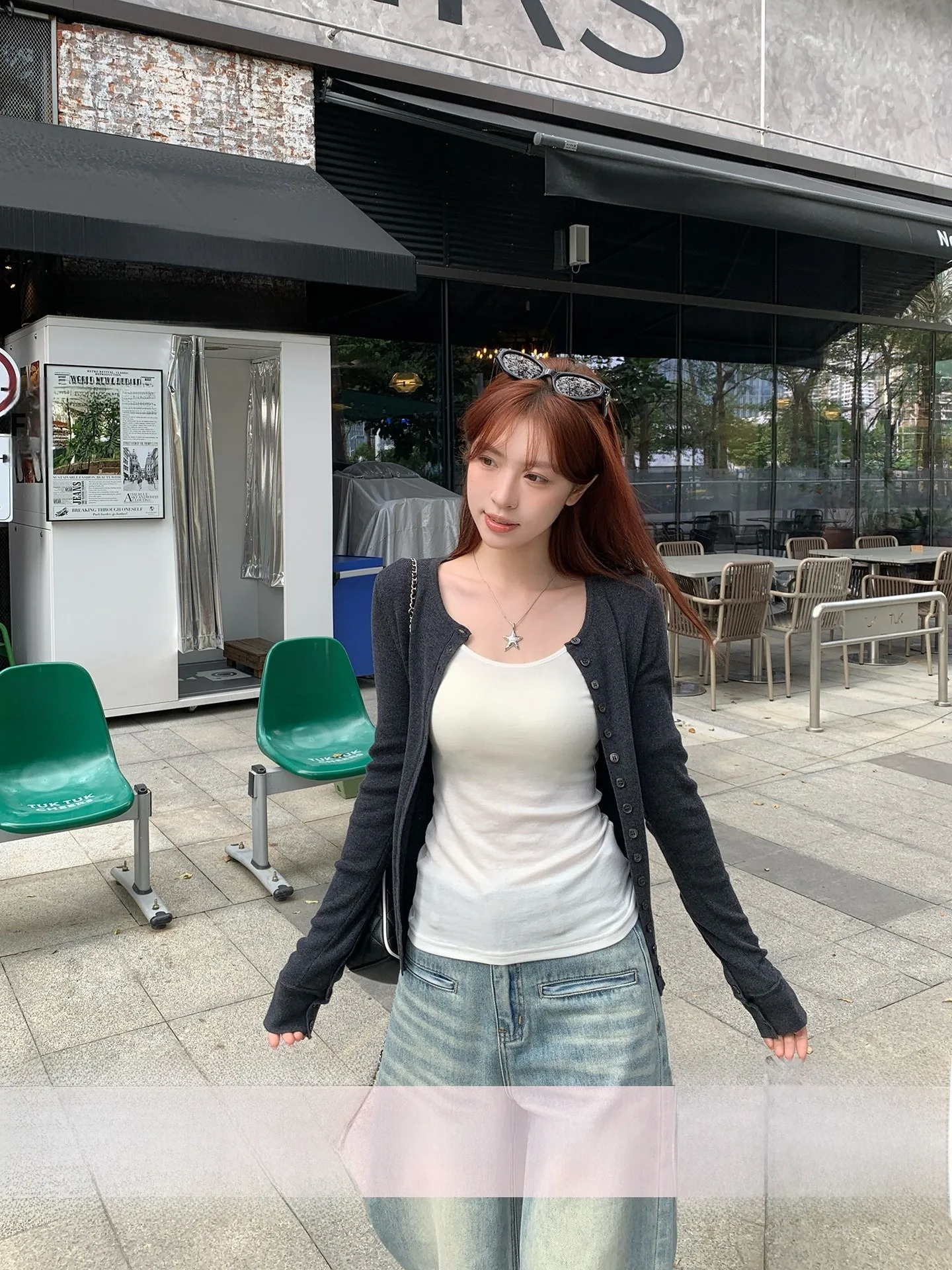 Morning Bloom Korean Sle ey Knitted Open Cardigan Lazy Outerwear Top Soft Long Sve round Ne Breathable Casual Knitwear
Morning Bloom Korean Sle ey Knitted Open Cardigan Lazy Outerwear Top Soft Long Sve round Ne Breathable Casual Knitwear