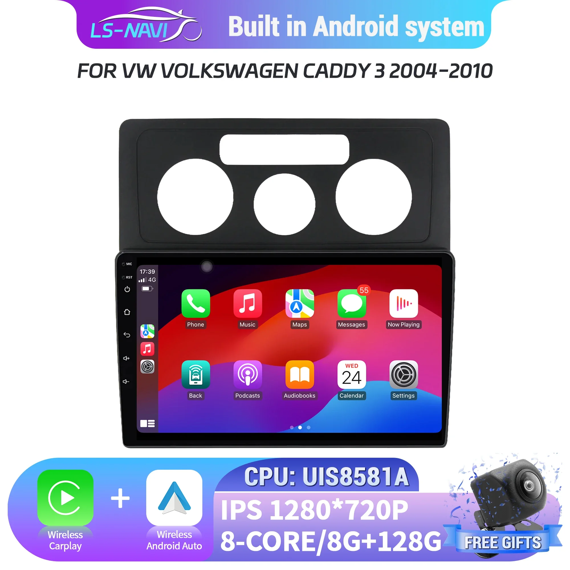 Android 14 For VW Volkswagen Caddy 3 2004-2010 Car Radio Multimedia Navigation GPS Wireless Bluetooth Carplay Head Unit Screen
Android 14 For VW Volkswagen Caddy 3 2004-2010 Car Radio Multimedia Navigation GPS Wireless Bluetooth Carplay Head Unit Screen