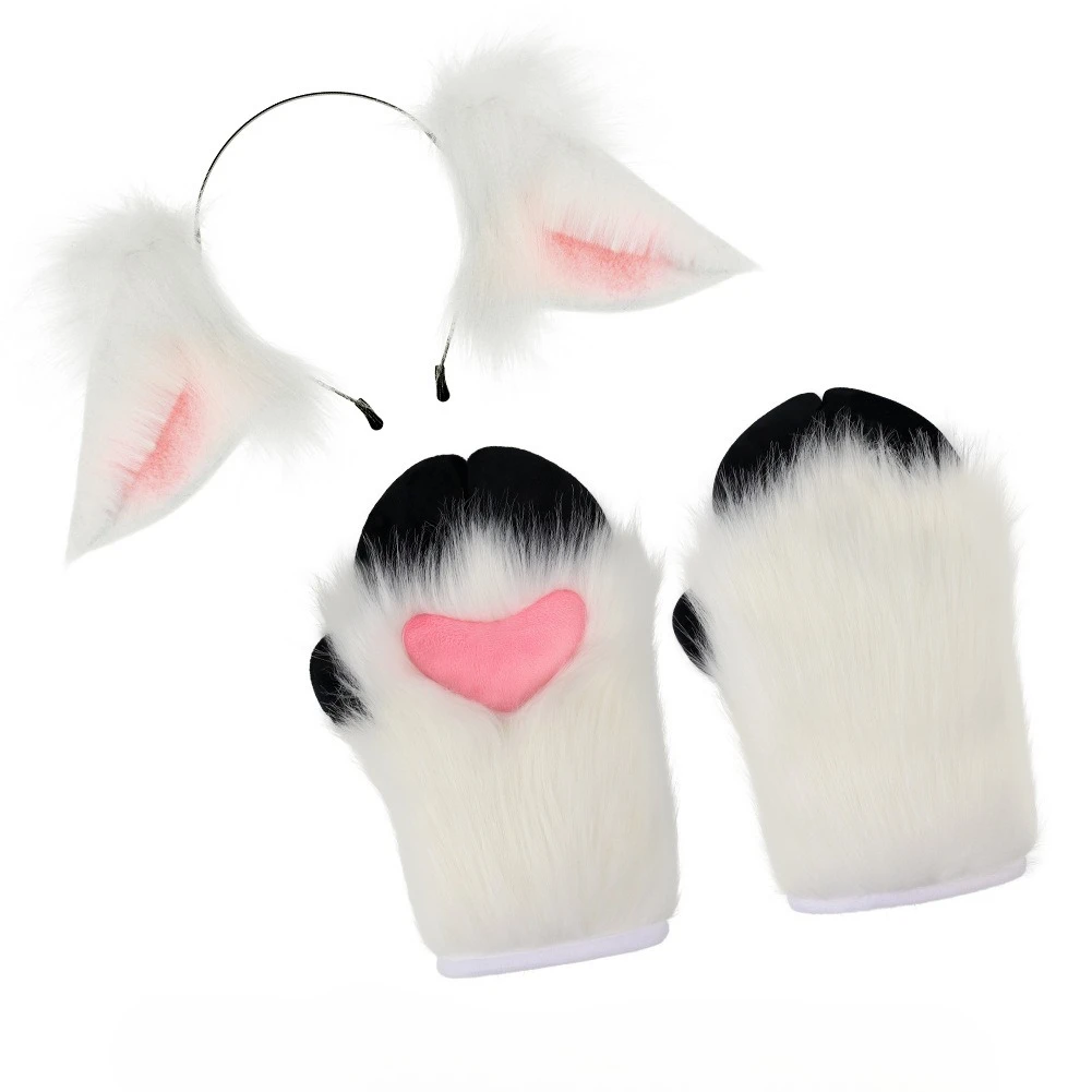 Simulated Sheep Ear Headband Plush Sheep Hoof Gloves Cosplay Comic Show Dress Up Party Headgear
Simulated Sheep Ear Headband Plush Sheep Hoof Gloves Cosplay Comic Show Dress Up Party Headgear