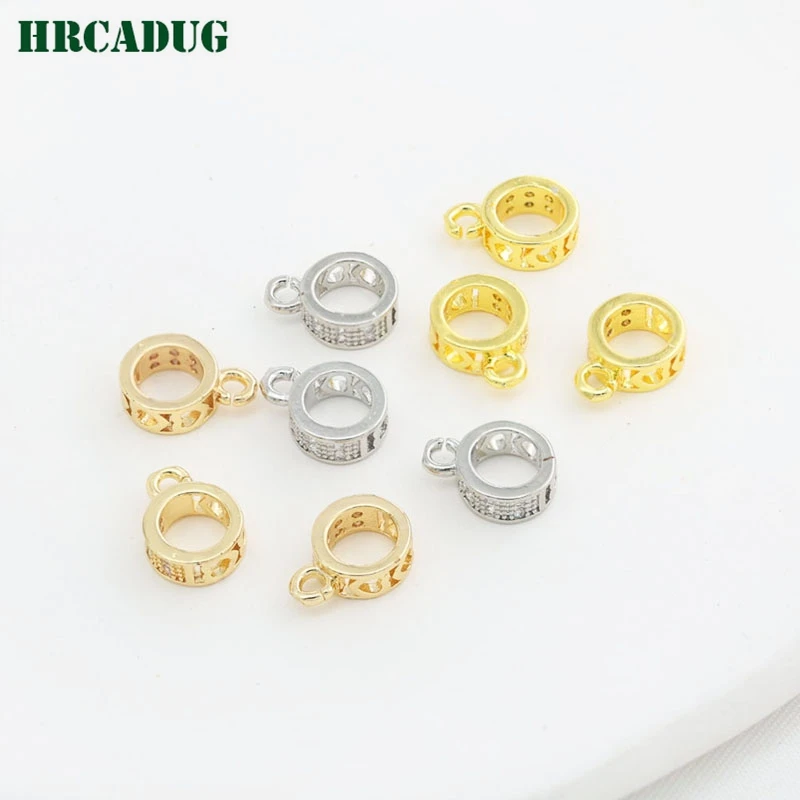 Jewelry Pendant Connectors Clasps 14K Gold Plated Inlaid Zircon Round Hook Buckle For Jewelry Making Supplies Connection Clasp
Jewelry Pendant Connectors Clasps 14K Gold Plated Inlaid Zircon Round Hook Buckle For Jewelry Making Supplies Connection Clasp